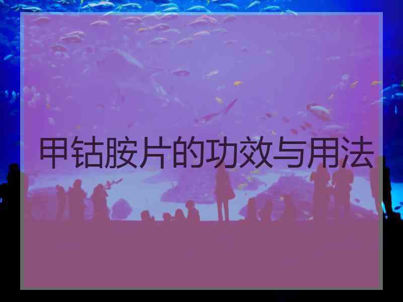 甲钴胺片的功效与用法