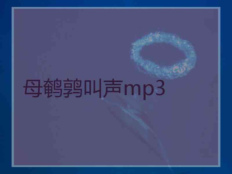 母鹌鹑叫声mp3