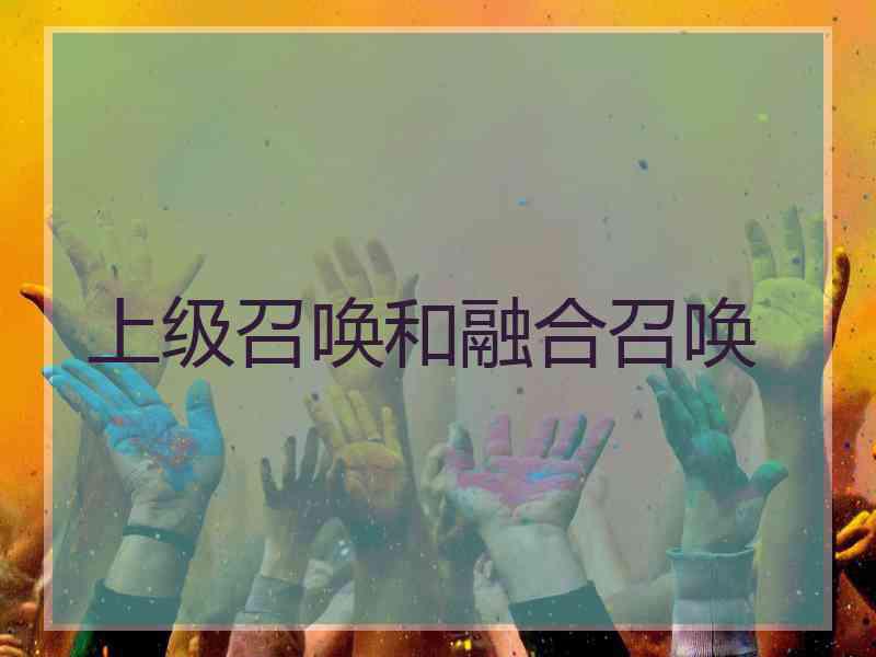 上级召唤和融合召唤