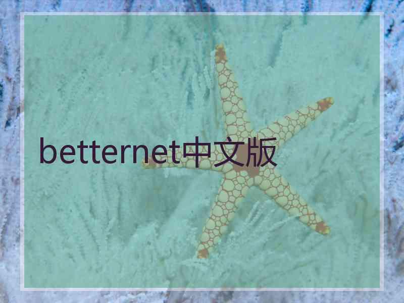 betternet中文版