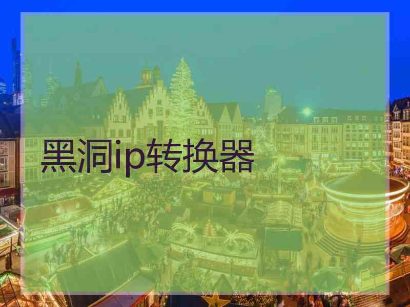 黑洞ip转换器