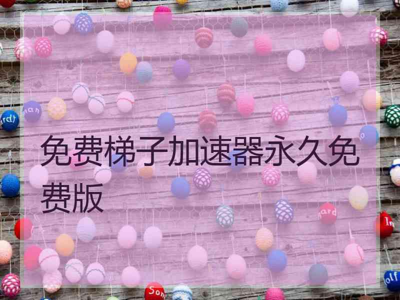 免费梯子加速器永久免费版