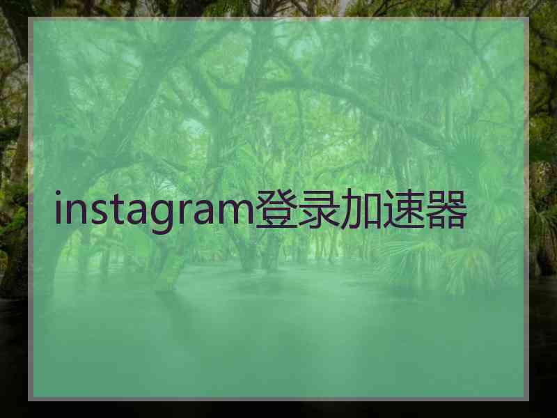 instagram登录加速器