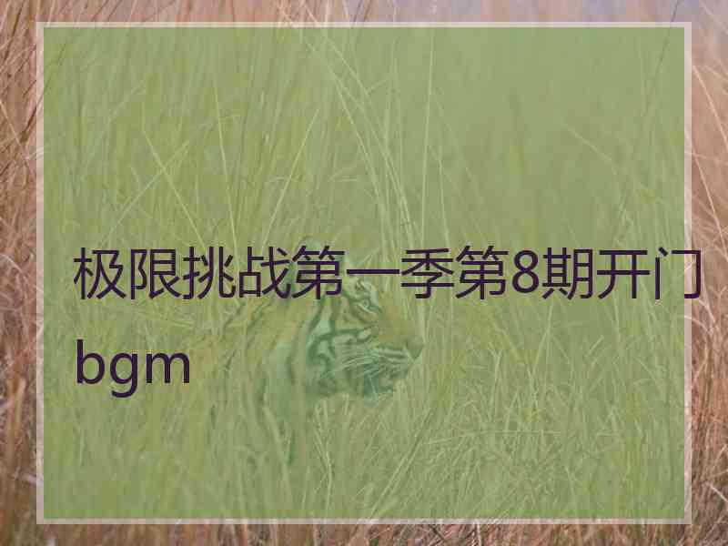 极限挑战第一季第8期开门bgm