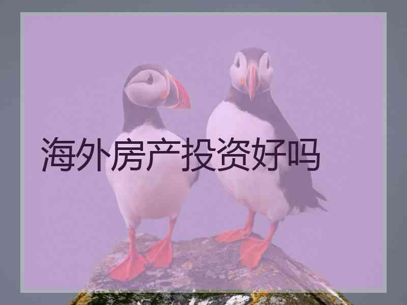 海外房产投资好吗