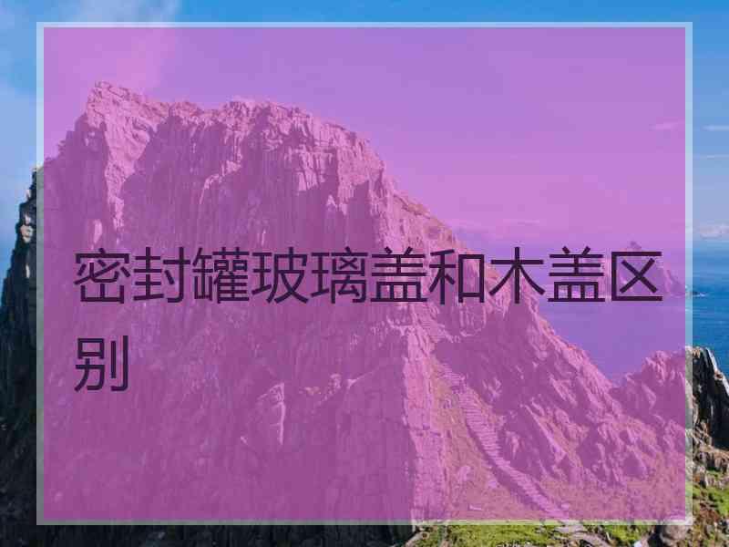 密封罐玻璃盖和木盖区别