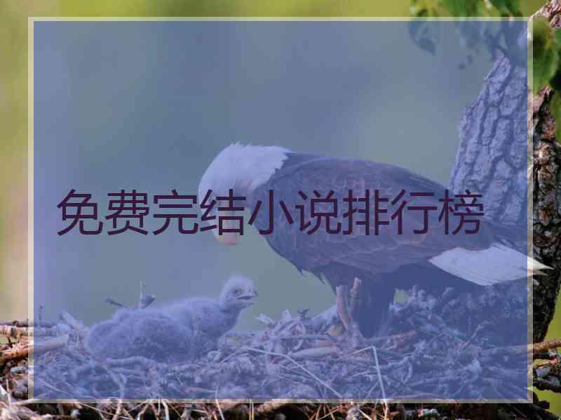 免费完结小说排行榜
