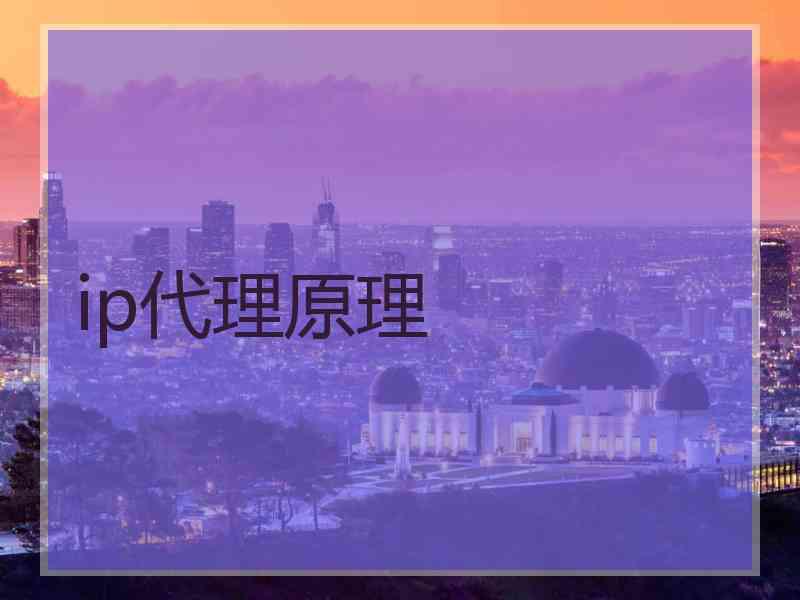 ip代理原理