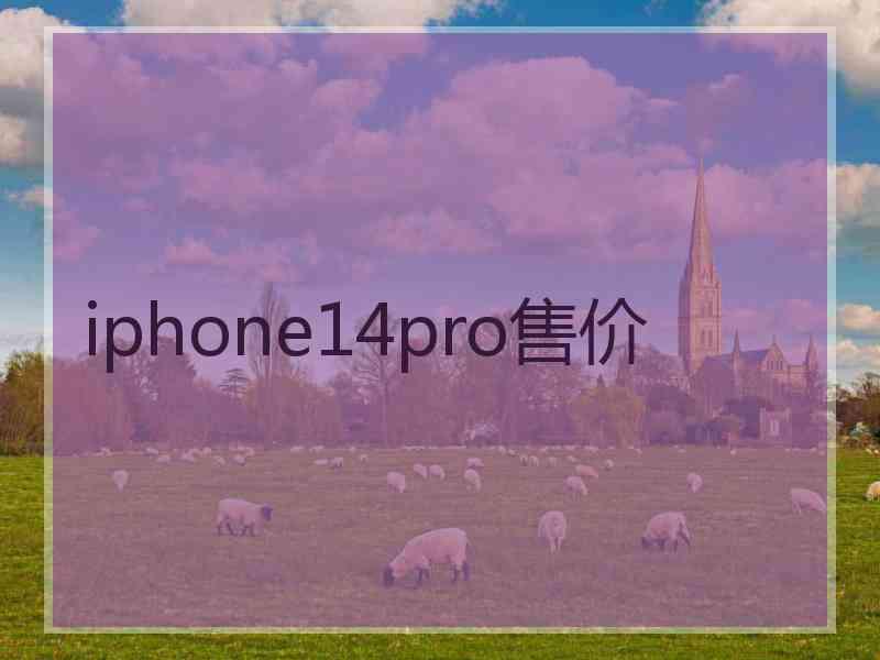 iphone14pro售价
