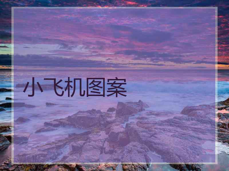 小飞机图案