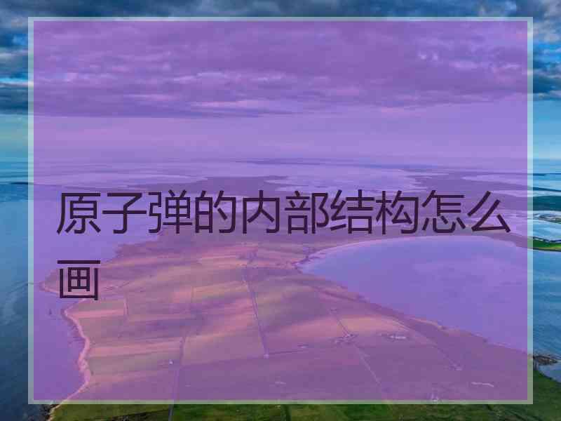 原子弹的内部结构怎么画