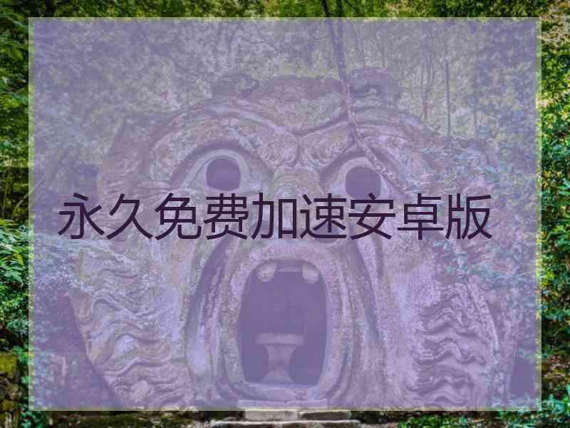 永久免费加速安卓版