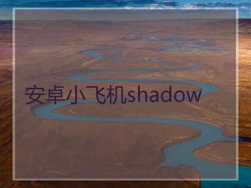 安卓小飞机shadow