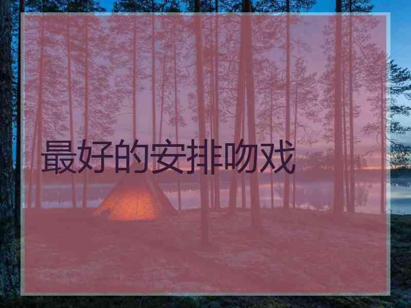 最好的安排吻戏