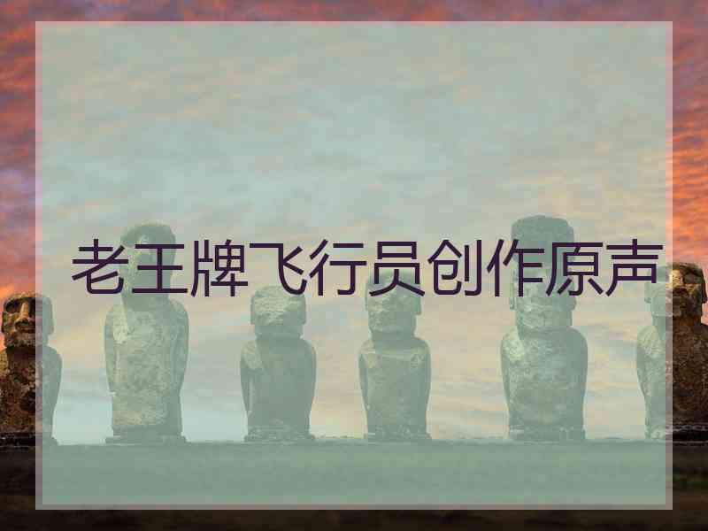 老王牌飞行员创作原声