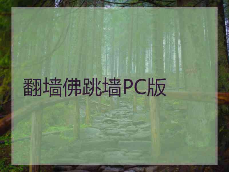 翻墙佛跳墙PC版