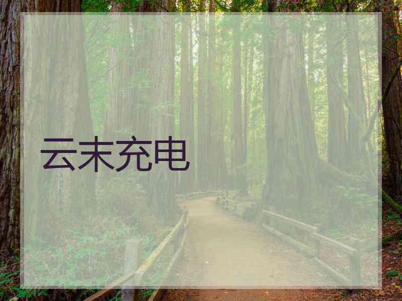 云末充电