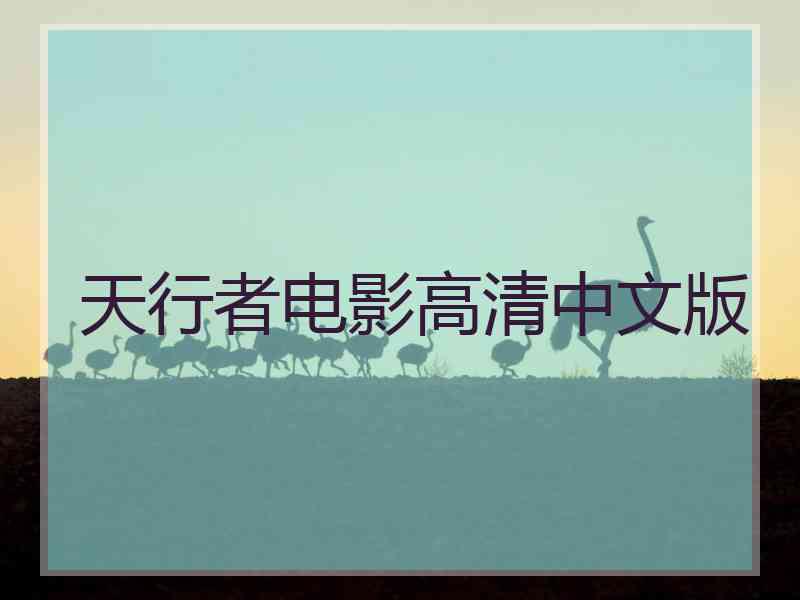 天行者电影高清中文版