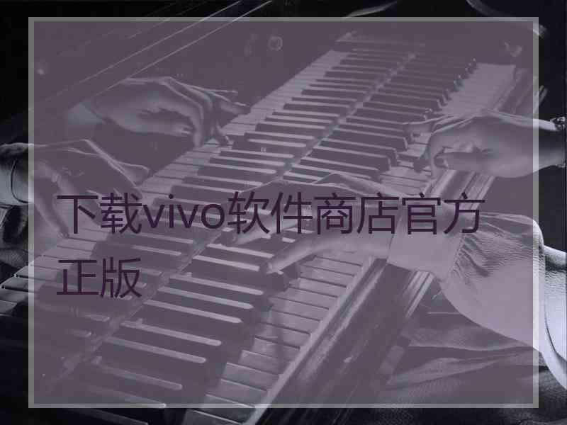 下载vivo软件商店官方正版