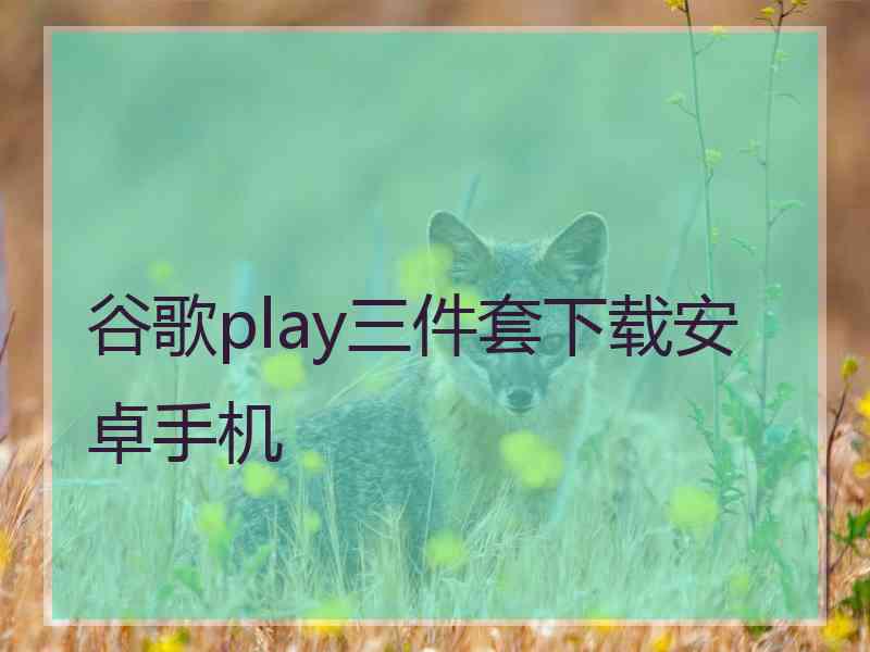 谷歌play三件套下载安卓手机