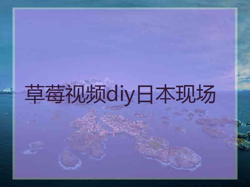 草莓视频diy日本现场
