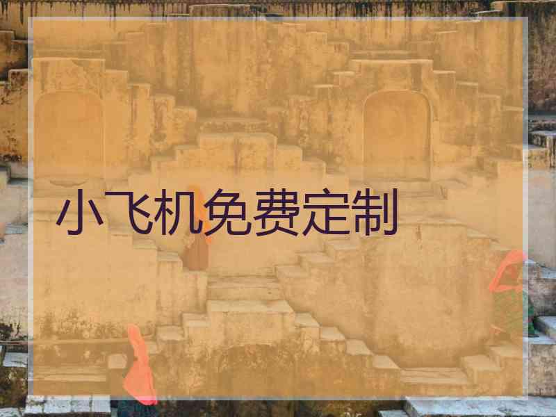 小飞机免费定制