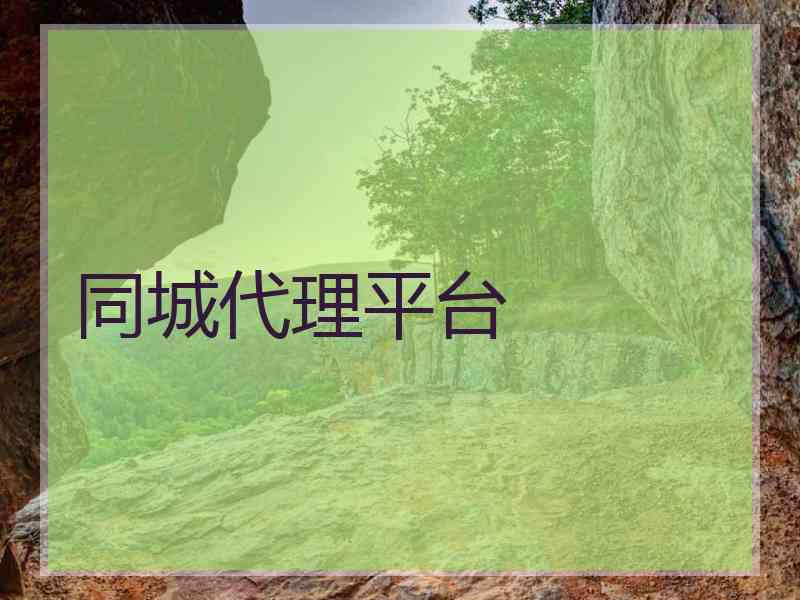 同城代理平台