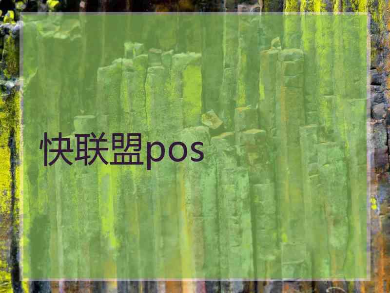 快联盟pos