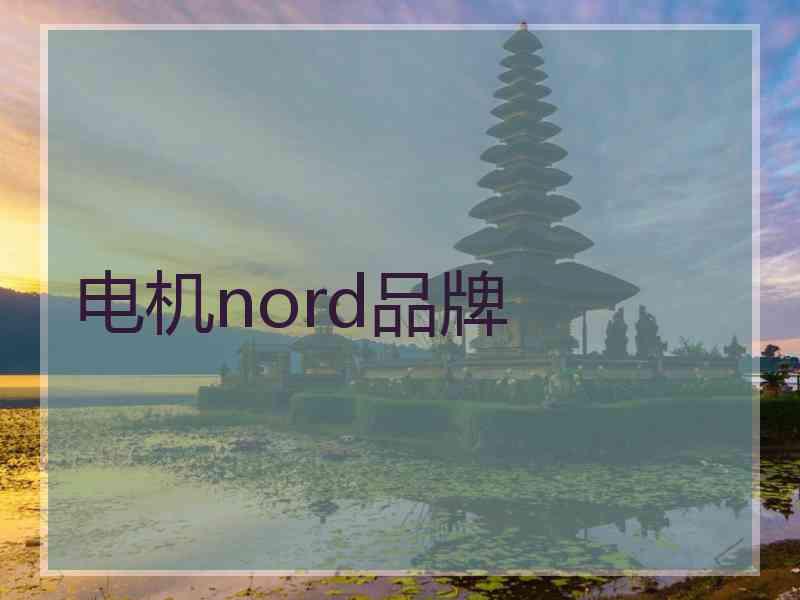 电机nord品牌