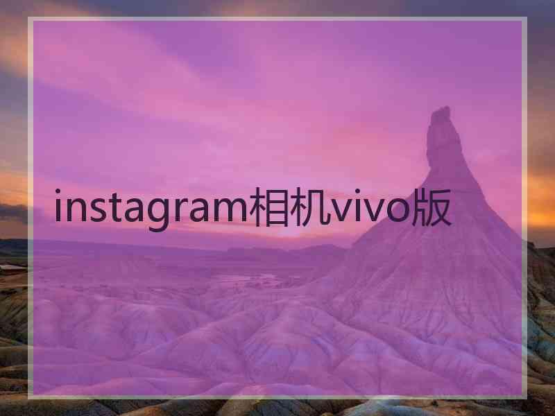 instagram相机vivo版