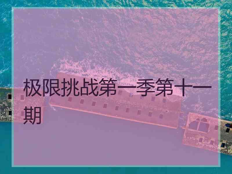 极限挑战第一季第十一期