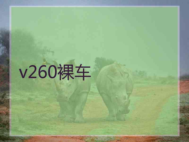 v260裸车
