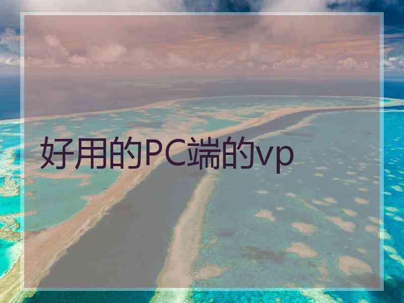 好用的PC端的vp