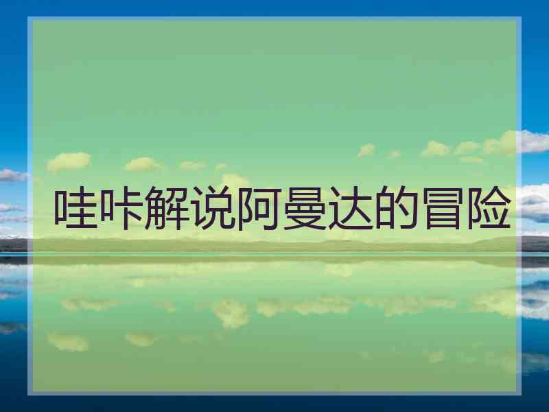 哇咔解说阿曼达的冒险