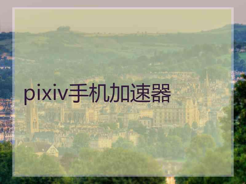 pixiv手机加速器