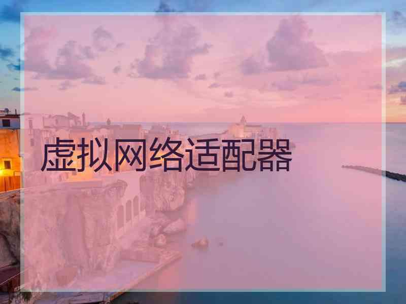 虚拟网络适配器