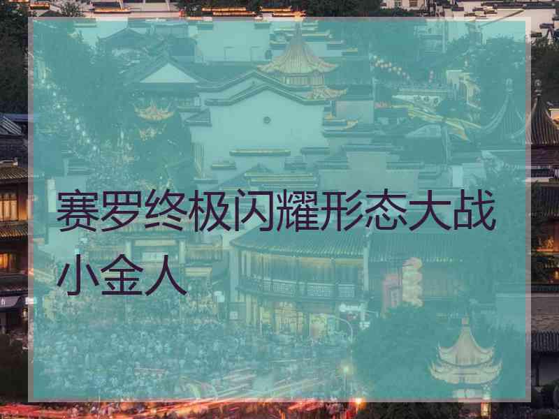 赛罗终极闪耀形态大战小金人