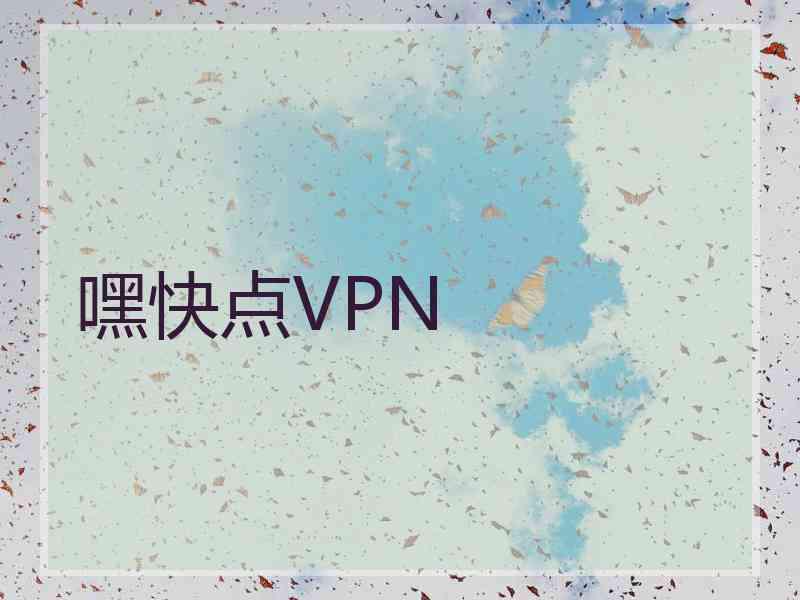 嘿快点VPN