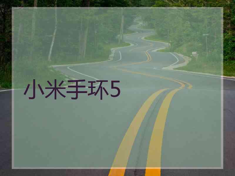小米手环5