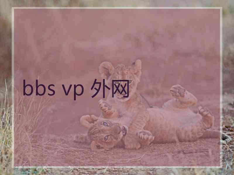 bbs vp 外网