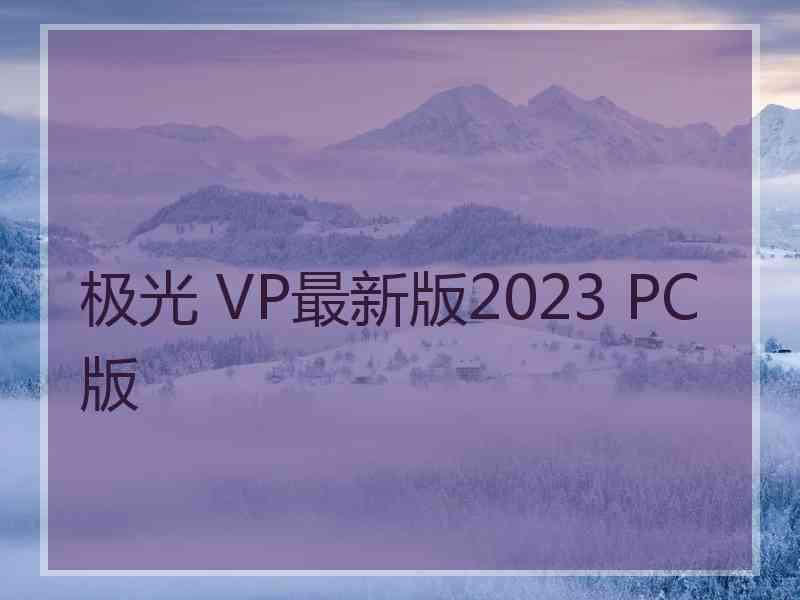 极光 VP最新版2023 PC版