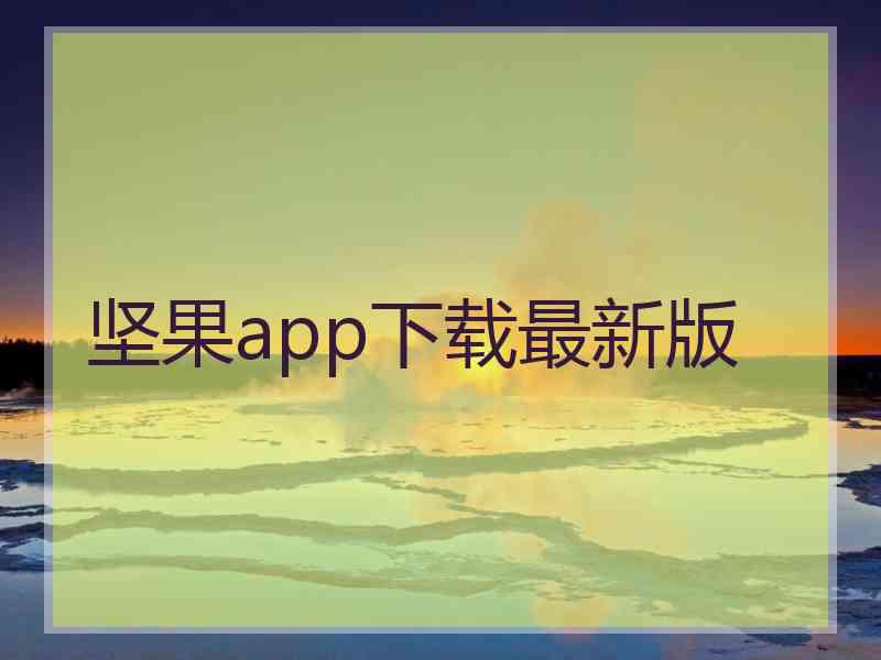 坚果app下载最新版