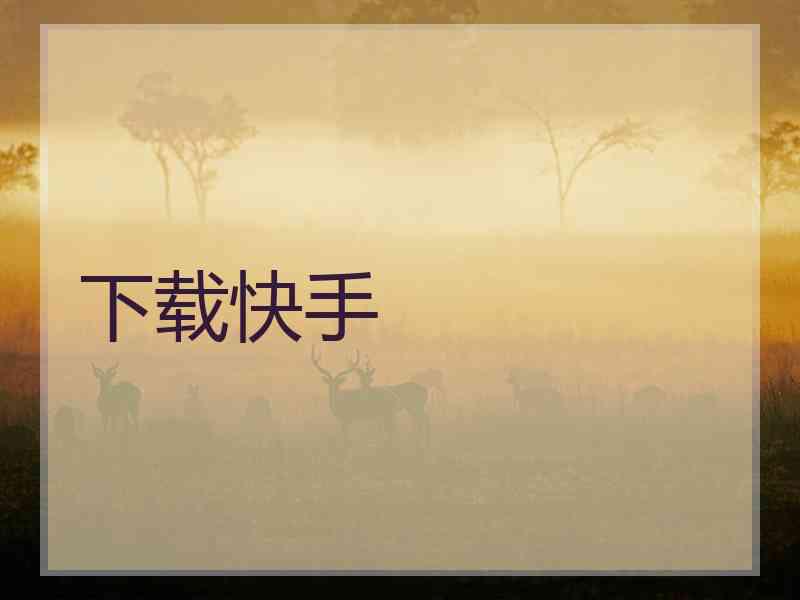 下载快手