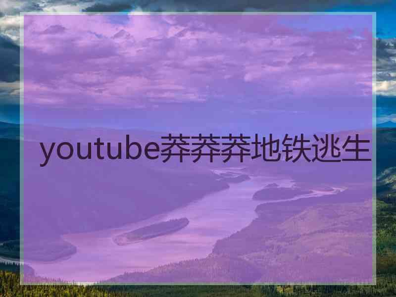 youtube莽莽莽地铁逃生