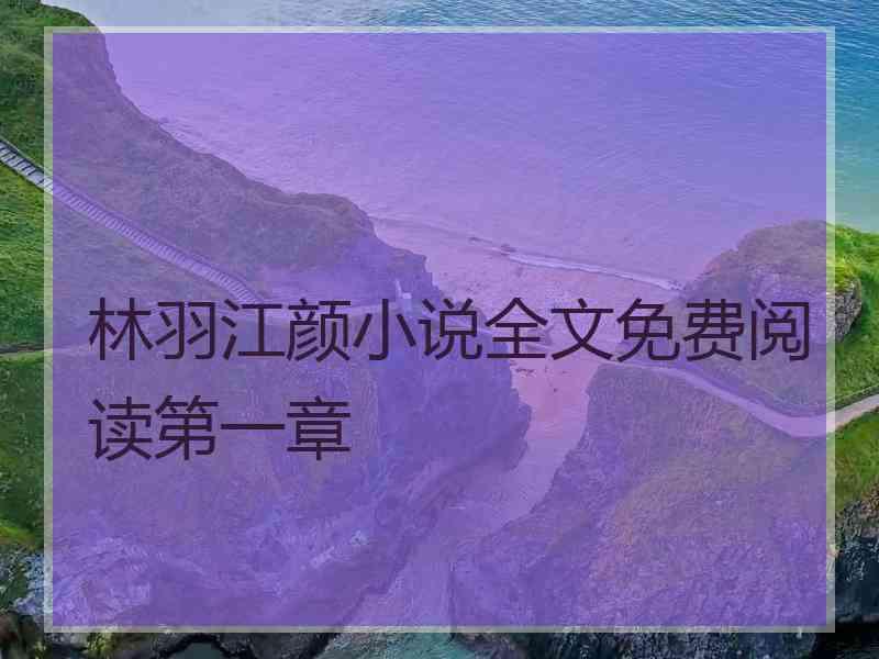 林羽江颜小说全文免费阅读第一章